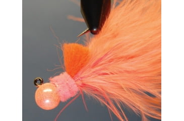 Image of Hawken Outdoors Aerojig Marabou Jig 1/8 oz, Number 1 Hook, Peach, AJM18129