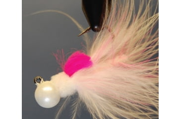 Image of Hawken Outdoors Aerojig Marabou Jig 1/8 oz, Number 1 Hook, White &amp; Pink, AJM18131