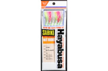 Image of Hayabusa Mix-Flash Sabiki Rig Size 14 1/0Us 6 Hooks Heavy Leader, S-506E-14