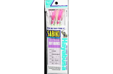 Image of Hayabusa Squid-Bait Sabiki Rig Size 14 1/0Us 4 Hooks Heavy Leader, S-530E-14