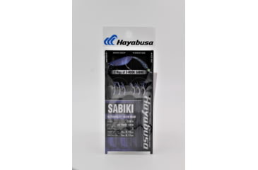 Image of Hayabusa Uv Twist Skin 3-Hook Sabiki, 2 Rigs, 1Pc, Size 1, EX014-1