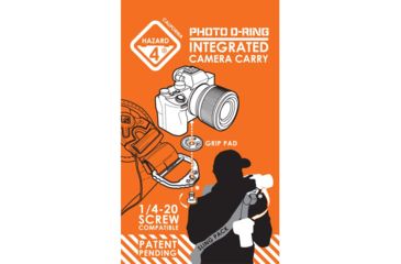 Image of Hazard 4 1/4in-20 Knurled Slotted Camera Mount Screw, Black, One Size, ACS-Q20-BLK