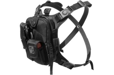 Image of Hazard 4 Covert RG Escape Nylon Chest Holster, Black, CVT-RG-ESCP-BLK