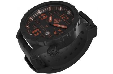 Image of Hazard 4 Heavy Water Diver Agent Orange C Unisex Analog Watch, 50mm, Black, HWD-TIPV-KO-YGGG