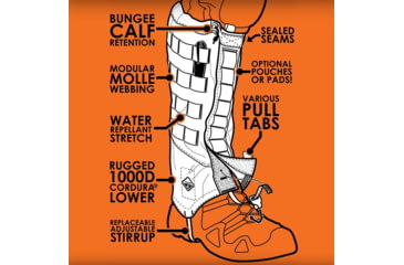 Image of Hazard 4 Mandogator Boot Gaitors, 1 Pair - Mens, Coyote, Extra Large, APR-MGT-CYT-XL
