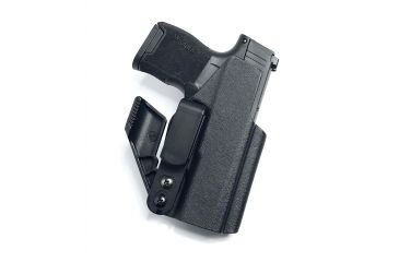 Image of Hazmat Holster Works NV3 AIWB/IWB Kydex Holster, Sig Sauer P365, Ambidextrous, Black, 10014