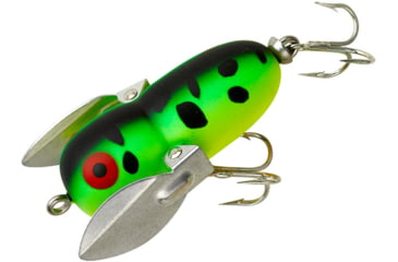 Image of Heddon Crazy Crawler Topwater Fishing Lure, 1 3/4in, Fl Green Crawdad, X9120GRA