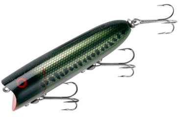 Image of Heddon Lucky 13 Topwater Popper, 3-3/4in, 5/8 oz, Baby Bass Red Gill, X2500BBR
