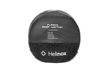 Image of Helinox Fleece Seat Warmer Fitted Chair One Cover, Black, 10003305