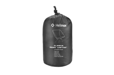 Image of Helinox Fleece Seat Warmer Fitted Chair One Cover, Black, 10003305