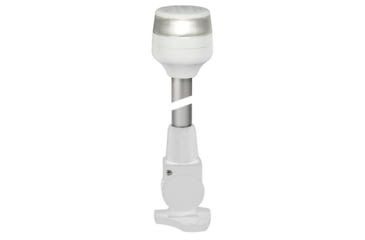 Image of Hella Marine 2nm All Round White Fold Down Pole Navigation Lamp, White Base, 8in, 980960291