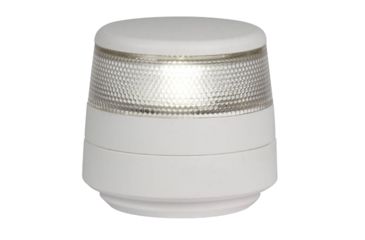 Image of Hella Marine NaviLED 360 Compact All Round LED White Navigation Lamp w/ Fixed Mount, White Base, 2nm, 980960011