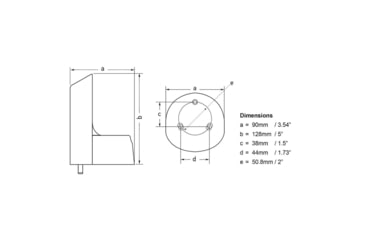 Image of Hella Marine NaviLED PRO Deck Mount Adapter, White, 241287812