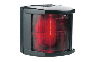 Image of Hella Marine Incandescent Port Navigation 12V LED Light w/ Housing, 2nm, Black, 2984335