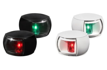 Image of HELLA Nav Light LED, Pair, 2nm, Clear Lens, Black, White