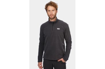 Image of Helly Hansen Daybreaker 1/2 Fleece - Mens-Ebony-X-Large