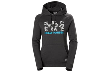 Image of Helly Hansen F2F Cotton Hoodie - Women's, Ebony, Extra Large, 62936980-XL