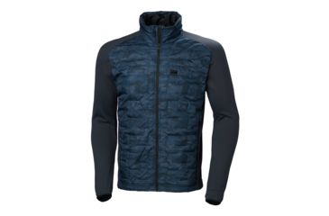 Image of Helly Hansen Lifaloft Hybrid Insulator Jack - Mens, Graphite Blue Camo, L, 65605-995-L