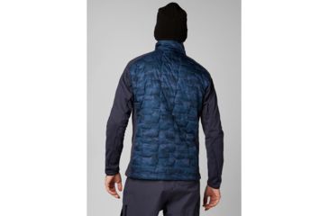 Image of Helly Hansen Lifaloft Hybrid Insulator Jack - Mens, Graphite Blue Camo, XXL, 65605-995-2XL