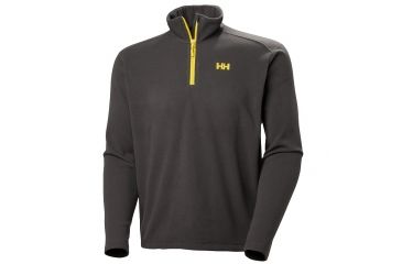 Image of Helly Hansen Mens Daybreaker 1/2 Zip Fleece, Ebony, Small, 50844-987-S