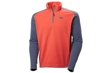 Image of Helly Hansen Mens Daybreaker 1/2 Zip Fleece, Paprika, Large, 50844-118-L