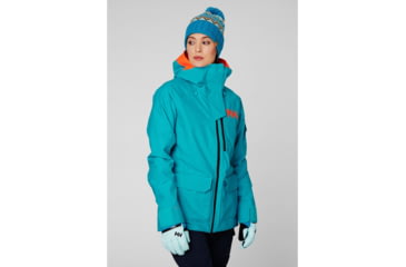 Image of Helly Hansen Powderqueen 2.0 Jacket - Womens, Scuba Blue, Small, 65636-511-S