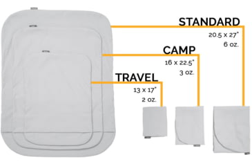Image of HEST Pillow Case, Travel, Gray, 13x17in, B23512GRE