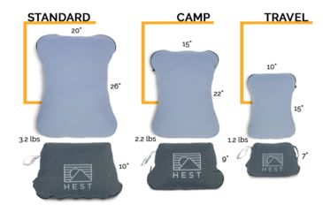 Image of HEST Travel Pillow, Blue, P23608BLU