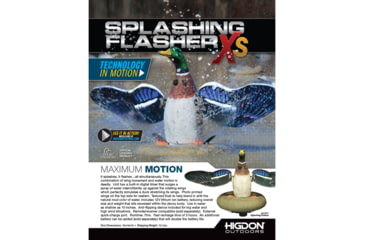 Image of Higdon Outdoors 53077 XS Splashing Flasher Mallard Drake Multi Color Rechargeable