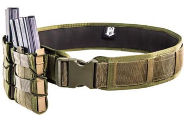 Image of High Speed Gear HSGI LASER Duty-Grip Padded Belt-XL, Olive Drab, 48 in end to end, 33DG03OD
