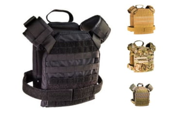 Image of High Speed Gear HSGI Slick Plate Carrier Bravo, Black, Coyote Brown, MultiCam, Olive Drab