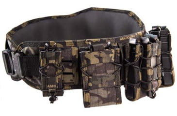 Image of High Speed Gear LASER Sure Grip Padded Belt, SLOTTED, XL, MultiCam BK, X Large, 33LB03MB