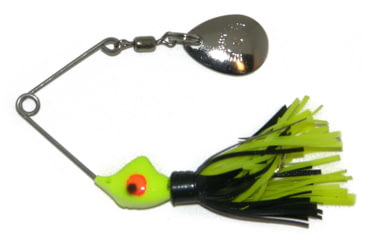 Image of Hildebrandt Spin Dandy Microlite Spinnerbait, Size 2 Hook, Chartreuse Head With Nickel Blade Black &amp; Chartreu, 1/8oz, ODANC-BLCH