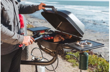 Image of HitchFire F-20 Propane Driver Side Gas Grill, Black, Large, HFG01F2001DRS