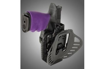 Image of HOGUE ARS Stage 1, Carry S&amp;W M&amp;P 9MM, 40S&amp;W, 357SIG Left Hand Holster CF Weave, Black 52974