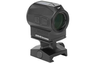 Image of Holosun SCRS Solar Charging Rifle Sight, 2 MOA Dot Red Reticle, Black, SCRS-RD-2