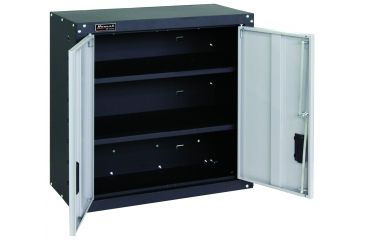 Image of Homak 2 Door Wall Cabinet w/ 2 Shelves GS00727021