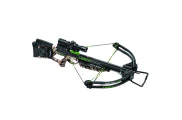 Image of Horton Archery Legend Ultra-Lite Premium Crossbow Package w/3x Pro-View 2 Scope,ACUdraw 50,175lb Draw Weight, Mossy Oak Treestand Camo, NH15050-7521