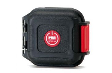 Image of HPRC 1100M Memory Cards Hard Case, Black with Red