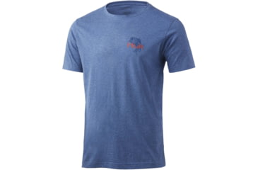 Image of HUK Performance Fishing Big Mouth Tee - Men's, Titanium Heather, M, H1000328-482-M