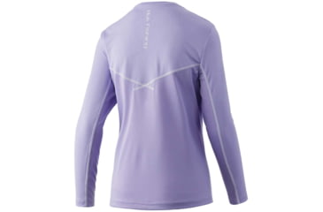 Image of HUK Performance Fishing Icon X L/S Shirt - Womens, Lavender, M, H6120083-531-M