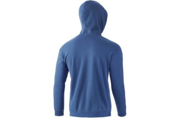 Image of HUK Performance Fishing Logo Hoodie - Men's, Titanium Blue, XL, H1300075-428-XL
