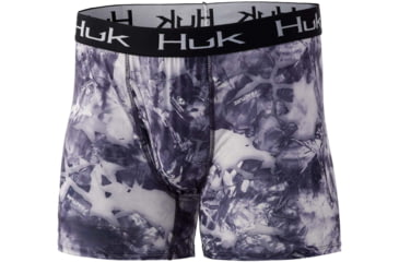 Image of HUK Performance Fishing Mossy Oak Fracture Boxer Brief - Men's, Mossy Oak Leeward, L, H5000036-992-L