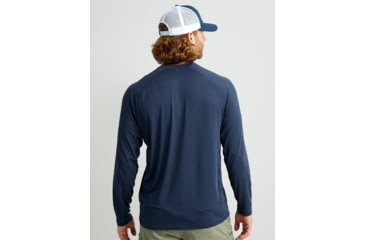 Image of HUK Performance Fishing A1A Performance Crew - Mens, Naval Academy, Medium, H1200575-413-M