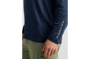 Image of HUK Performance Fishing A1A Performance Crew - Mens, Naval Academy, Medium, H1200575-413-M