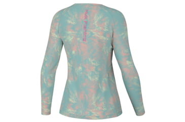 Image of HUK Performance Fishing Aqua Dye Pursuit Crew Shirt - Womens, Marine Blue, L, H6120173-372-L