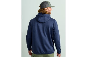 Image of HUK Performance Fishing Cold Front Graphic Hoodie - Mens, Nvl Aca Hthr, 3XL, H1300102-464-XXXL