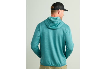 Image of HUK Performance Fishing Cold Front Hoodie - Mens, Storm Blue Hthr, Small, H1300093-540-S