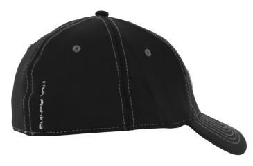 Image of HUK Performance Fishing Deluxe Tech Stretch Hat, Black, H3000076BLKML