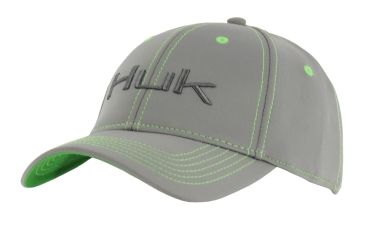 Image of HUK Performance Fishing Deluxe Tech Stretch Hat, Grey, H3000076GRYML